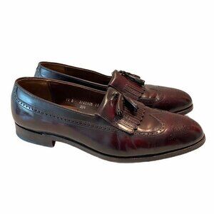 Wright Whippet II Kiltie Loafer Dress Shoes Leather 12